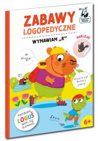 Wymawiam 'r'. Kapitan Nauka. Zabawy logopedyczne. Kapibara Loguś. Autor: Opracowanie zbiorowe. Dobreksiazki.pl Okładka książki Wymawiam 'r'. Kapitan Nauka. Zabawy logopedyczne. Kapibara Loguś