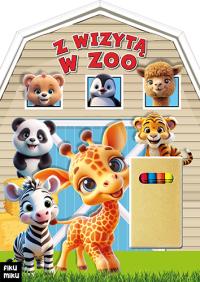 Z wizytą w zoo. Autor: Opracowanie zbiorowe. Dobreksiazki.pl Okładka książki Z wizytą w zoo