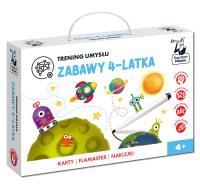 Okładka książki Zabawy 4-latka. Trening umysłu. Kapitan Nauka wyd. 2