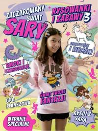 Okładka książki Zaczarowany Świat Sary. Rysowanki i zabawy