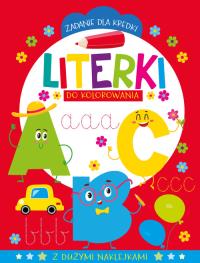 Zadanie dla kredki. Literki do kolorowania. Autor: Praca zbiorowa. Dobreksiazki.pl Okładka książki Zadanie dla kredki. Literki do kolorowania