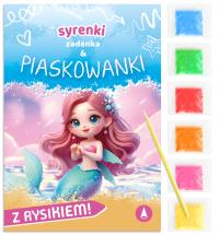 Zadanka & piaskowanki. Syrenki. Autor: Wioleta Żyłowska. Dobreksiazki.pl Okładka książki Zadanka & piaskowanki. Syrenki