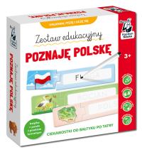 Zestaw edukacyjny. Poznaję Polskę. Książka + puzzle do pisania. Kapitan Nauka. Autor: Patrycja Grześkowiak. Dobreksiazki.pl Okładka książki Zestaw edukacyjny. Poznaję Polskę. Książka + puzzle do pisania. Kapitan Nauka