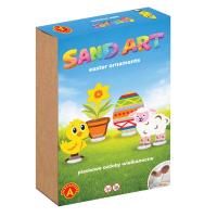 Opakowanie Zestaw kreatywny Piaskowe Malowanki Ozdoby Wielkanocne Kurczaczek