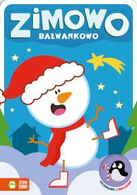 Zimowo bałwankowo. Kolorowanki z naklejkami. Zimowo. Autor: Opracowanie zbiorowe. Dobreksiazki.pl Okładka książki Zimowo bałwankowo. Kolorowanki z naklejkami. Zimowo