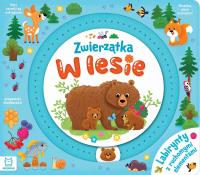 Zwierzątka w lesie. Labirynty z ruchomymi elementami. Autor: Bator Agnieszka. Dobreksiazki.pl Okładka książki Zwierzątka w lesie. Labirynty z ruchomymi elementami