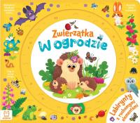 Okładka książki Zwierzątka w ogrodzie. Labirynty z ruchomymi elementami