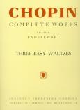 Okładka książki Chopin Complete Works Three easy waltzes