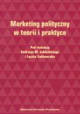 Okładka książki Marketing polityczny w teorii i praktyce