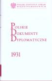 Okładka książki Polskie Dokumenty Dyplomatyczne 1931