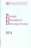 Okładka książki Polskie Dokumenty Dyplomatyczne 1974