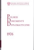 Okładka książki Polskie Dokumenty Dyplomatyczne 1976