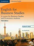 Okładka książki English for Business Studies Student's Book