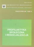 Opakowanie Profilaktyka społeczna i resocjalizacja tom 16