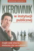 Okładka książki Kierownik w instytucji publicznej. Znajdź swój ...
