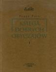 Okładka książki Księga dobrych obyczajów