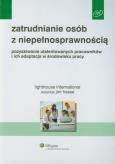 Okładka książki Zatrudnianie osób z niepełnosprawnością