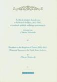 Okładka książki Żródła do dziejów chasydyzmu w Królestwie Polskim 1815-1867
