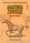 Okładka książki Anatomia zwierząt T1 - Aparat ruchowy