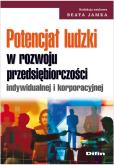 Opakowanie Potencjał ludzki w rozwoju przesiębiorczości indywidualnej i korporacyjnej