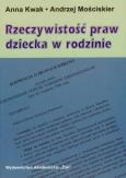 Okładka książki Rzeczywistość praw dziecka w rodzinie