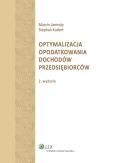 Okładka książki Optymalizacja opodatkowania dochodów przedsiębiorców