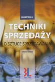 Okładka książki Techniki sprzedaży. O sztuce sprzedawania