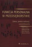 Okładka książki Funkcja personalna w przedsiębiorstwie