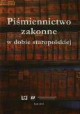 Opakowanie Piśmiennictwo zakonne w dobie staropolskiej t.3