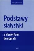 Okładka książki Podstawy statystyki z elementami demografii