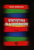 Okładka książki Statystyka dla geografów