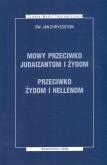 Okładka książki Mowy przeciwko Judaizantom i Żydom przeciwko Żydom i Hellenom