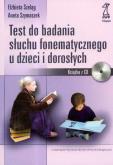 Okładka książki Test do badania słuchu fonematycznego...
