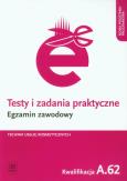 Okładka książki Testy i zad. prakt. Tech. usł. kosm. kwal. A.62