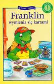 Okładka książki Franklin wymienia sie kartami. Czytamy...