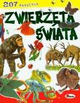 Okładka książki Zwierzęta świata 207 naklejek