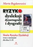 Okładka książki Ryzyko dysleksji dysortografii i dysgrafii.