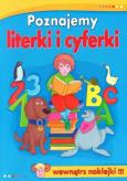 Okładka książki Poznajemy literki i cyferki. Naklejki