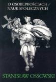 Okładka książki O osobliwościach nauk społecznych