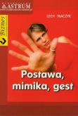 Okładka książki Postawa, mimika, gest