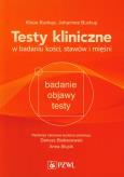 Okładka książki Testy kliniczne w badaniu kości, stawów i mięśni