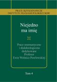 Opakowanie Niejedno ma imię