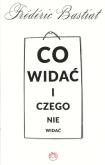 Okładka książki Co widać i czego nie widać