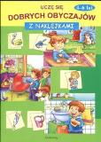 Okładka książki Uczę się dobrych obyczajów z naklejkami