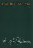 Okładka książki Historia estetyki Tom 3