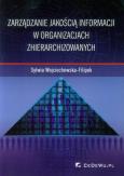 Okładka książki Zarządzanie jakością inf. w organiz. zhierarch.
