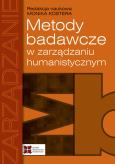 Okładka książki Metody badawcze w zarządzaniu humanistycznym