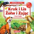 Okładka książki Bajki do poduszki- Kruk i Lis, Żółw i Zając... +CD