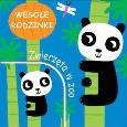 Okładka książki Wesołe rodzinki. Zwierzęta w zoo