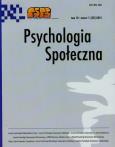Opakowanie Psychologia społeczna 1/2015
